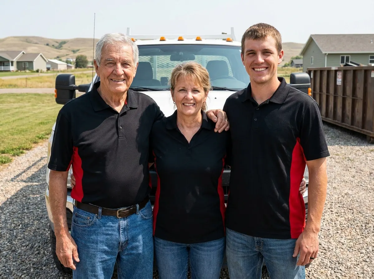 The Riverside Dumpster Rental team, dumpster in Lewistown, MT